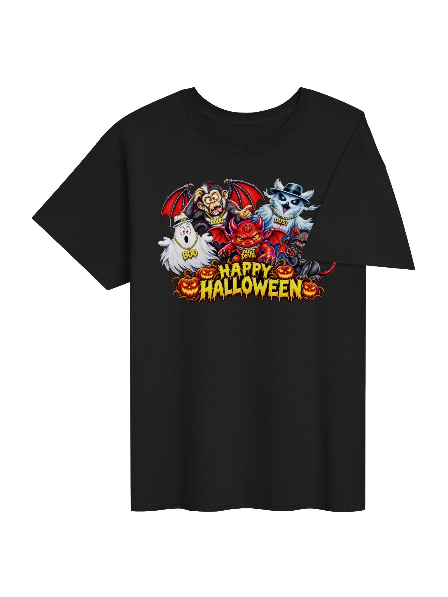 Dust Devil Crew Happy Halloween Gildan Heavyweight T-Shirt product image (4)