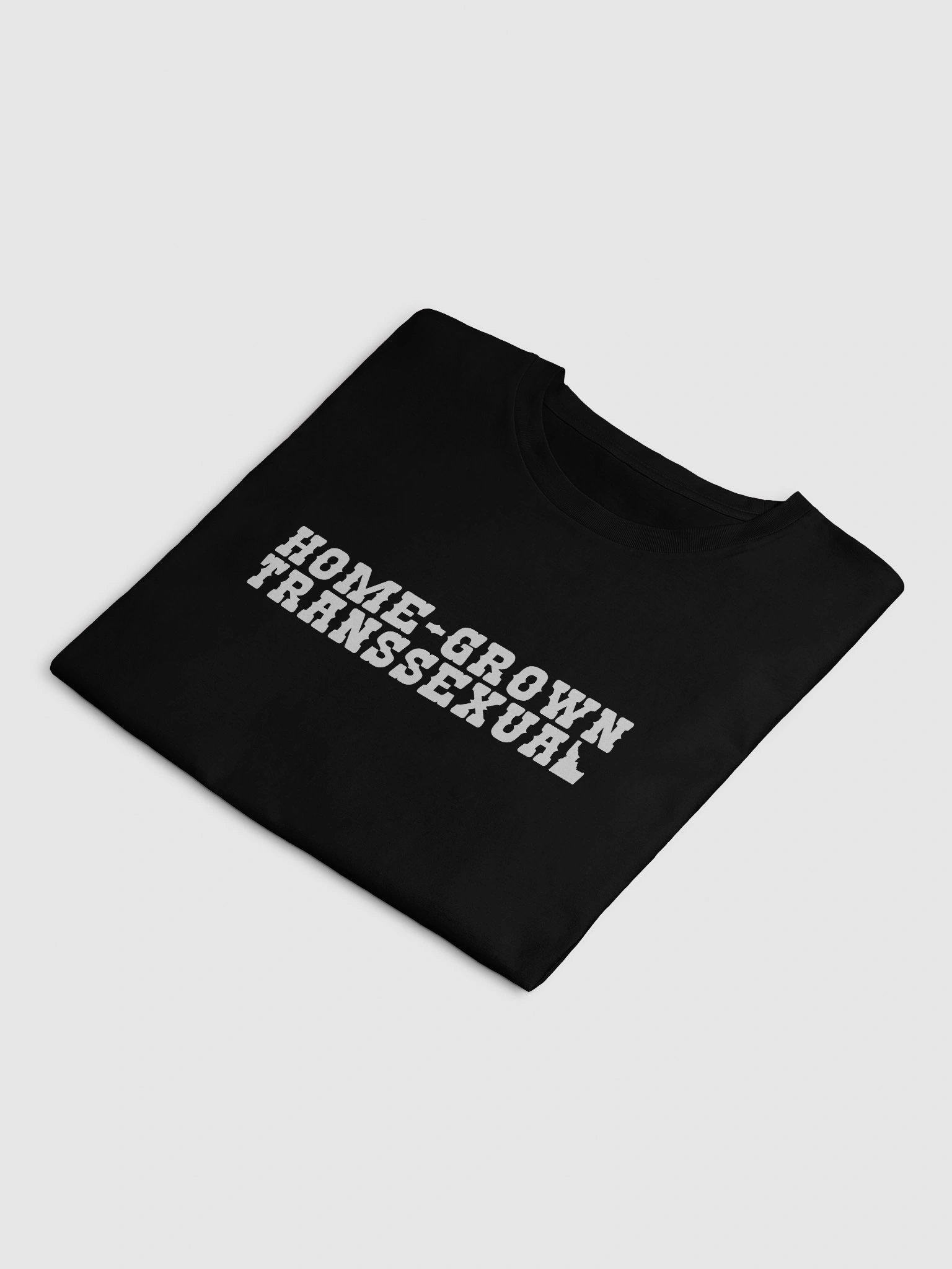 "HOME-GROWN TRANSSEXUAL" dark crop top product image (3)