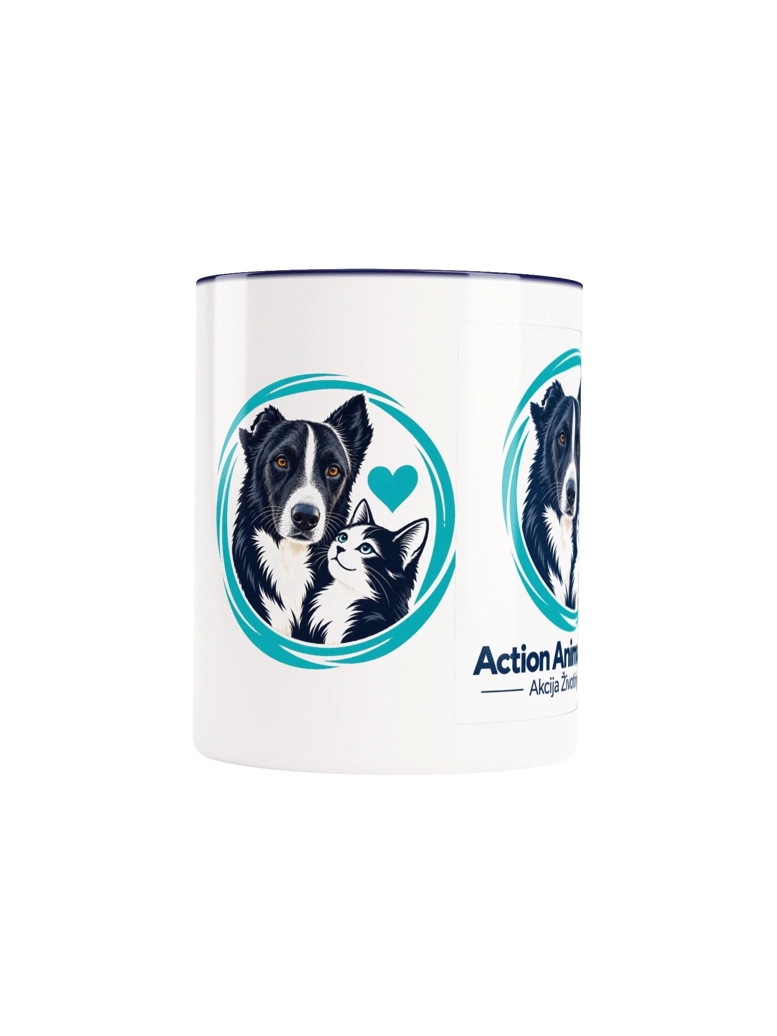 AAS · Hund und Katze – Tasse mit farbigem Inneren product image (28)