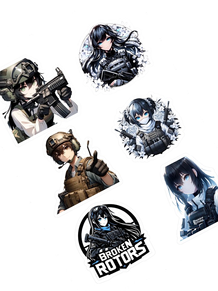 Weird Anime Kids Sticker Sheet product image (1)