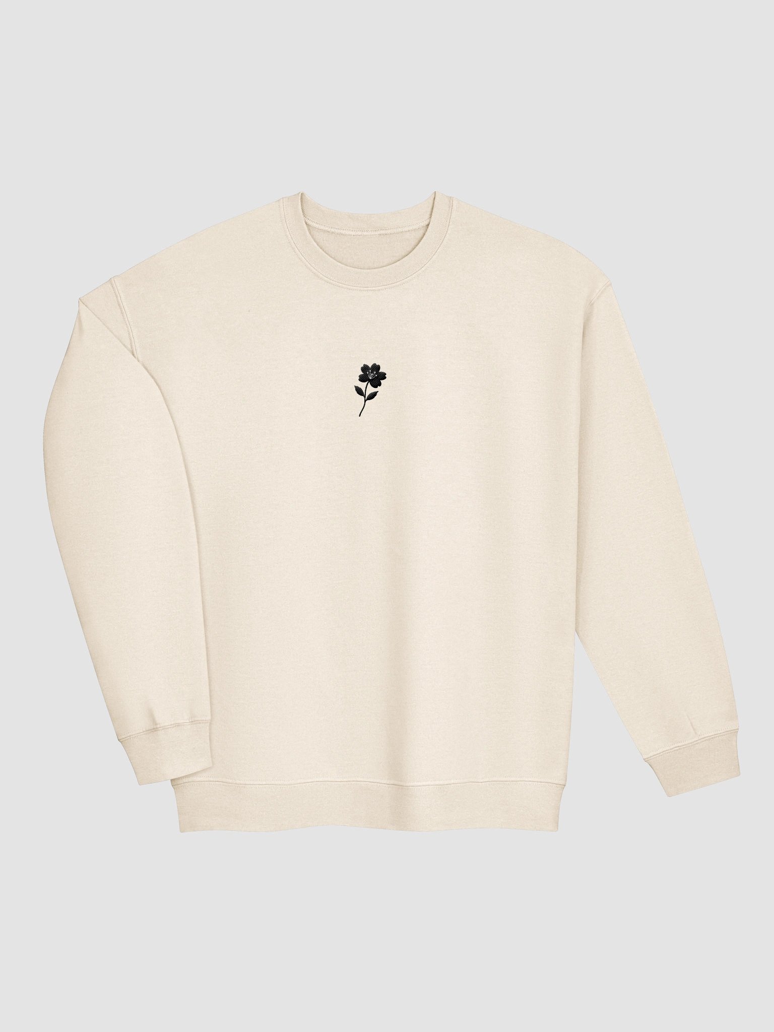 CHERRY BLOSSOM BLACK LOGO EMBROIDERED SWEATSHIRT product image (7)