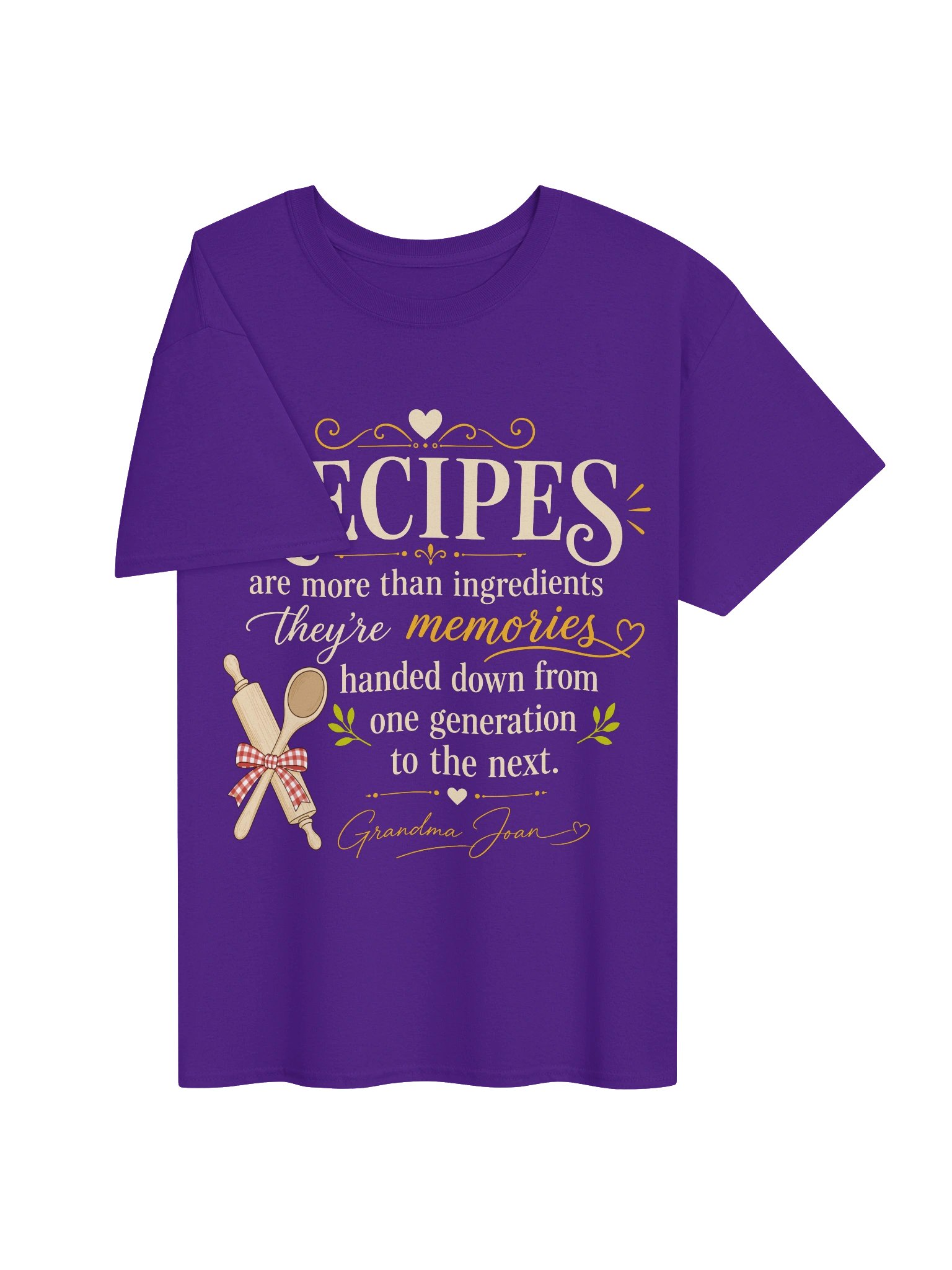 Recipes Are More Than Ingredients There Memories! - t-shirt product image (4)