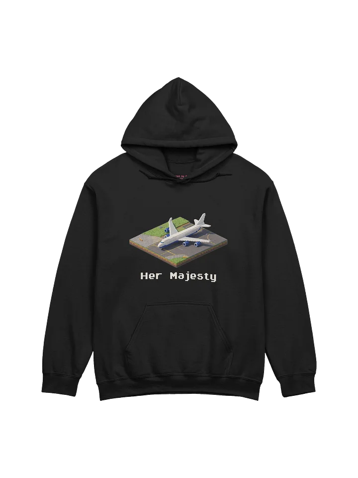 "Her Majesty" Queen White Boeing 747 Hoodie product image (1)
