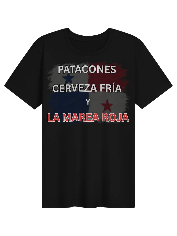Patacones, Cerveza Fría y La Marea Roja | Panama Soccer Fan Shirt product image (1)