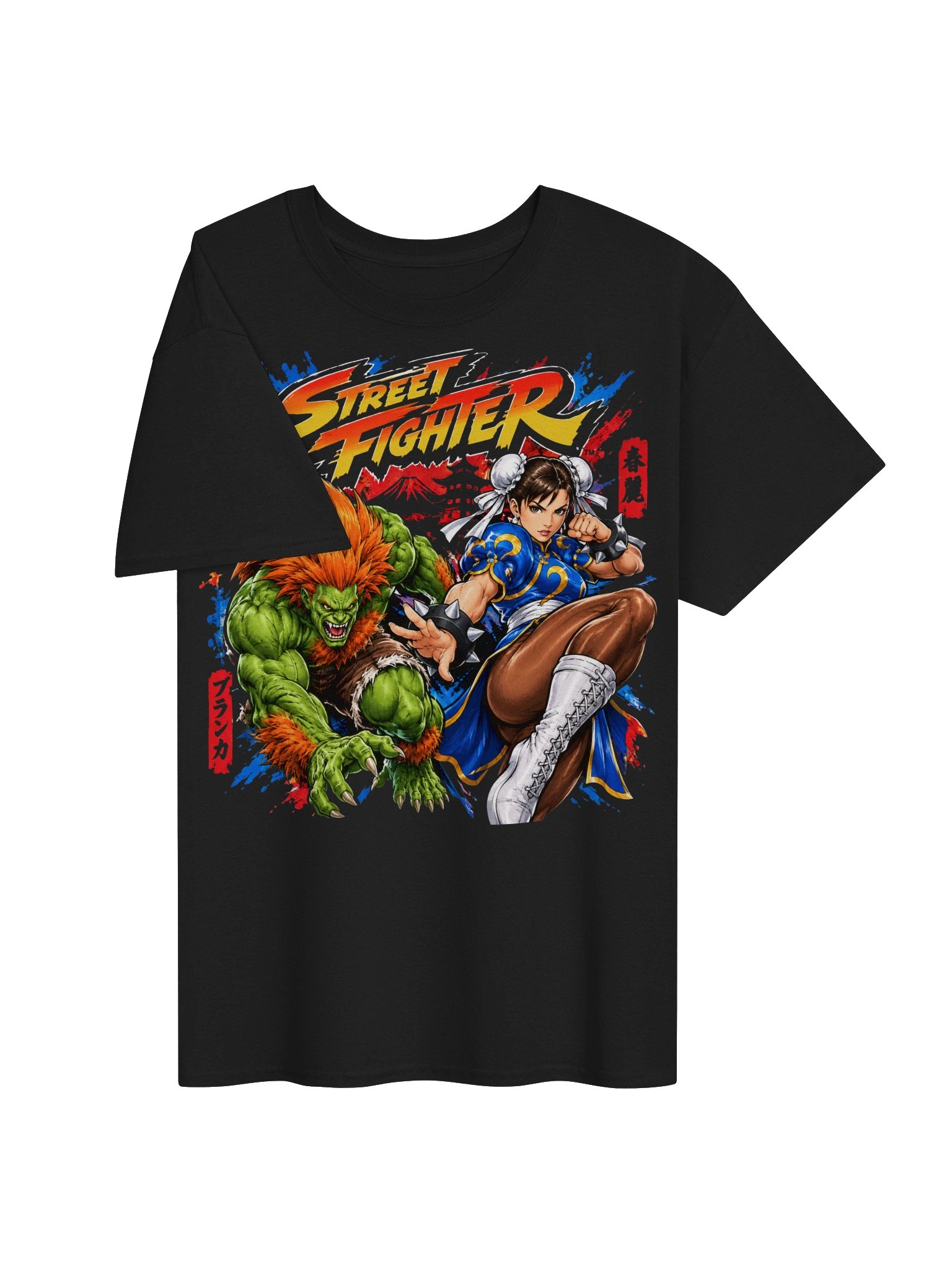 Street Fighter Tee "Blanka and Chun Li" product image (4)