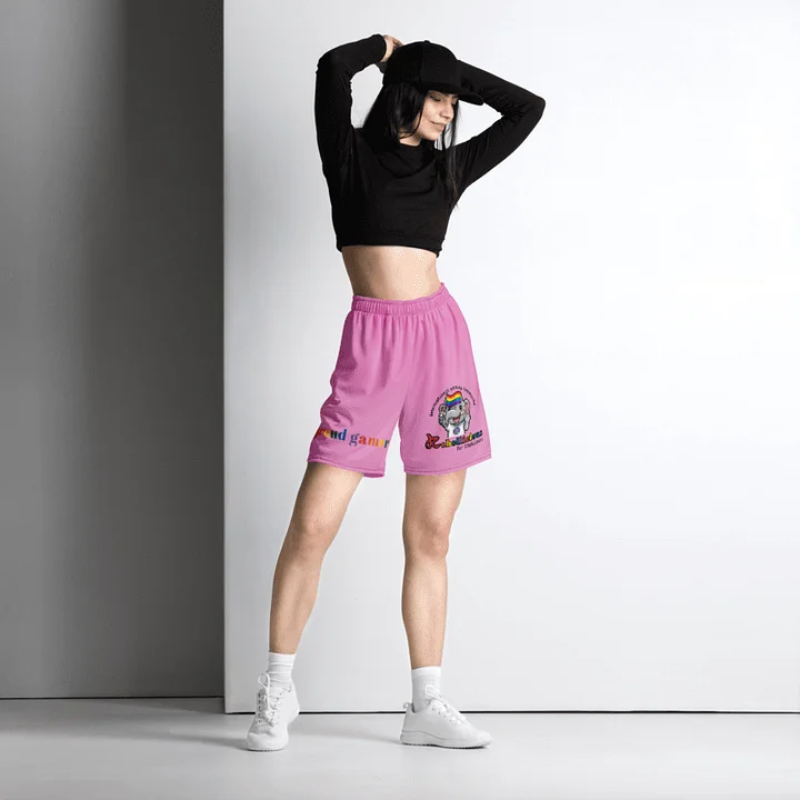 Unisex Shorts Proud Gamer Pink product image (1)