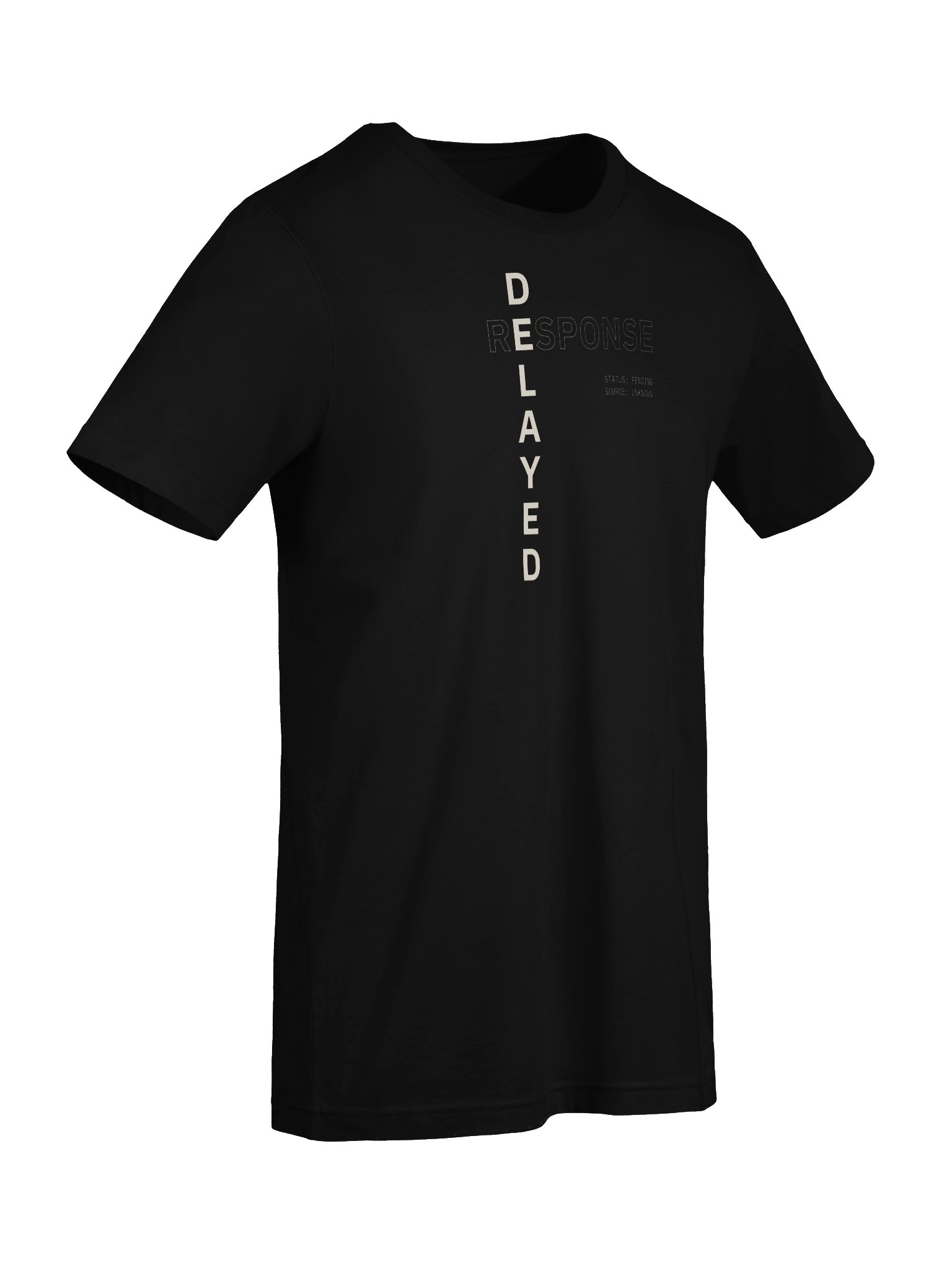 Delayed Response Minimalist T-shirt product image (20)
