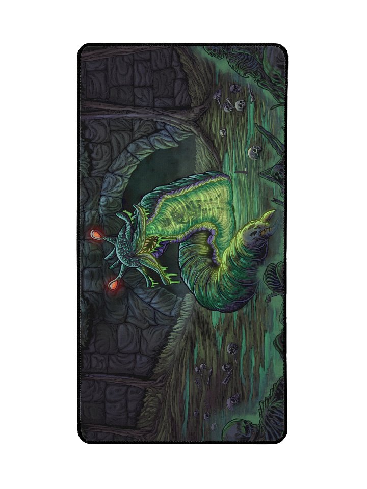 'Slug' Hand Drawn Playmat by DarkSideTokens! product image (2)