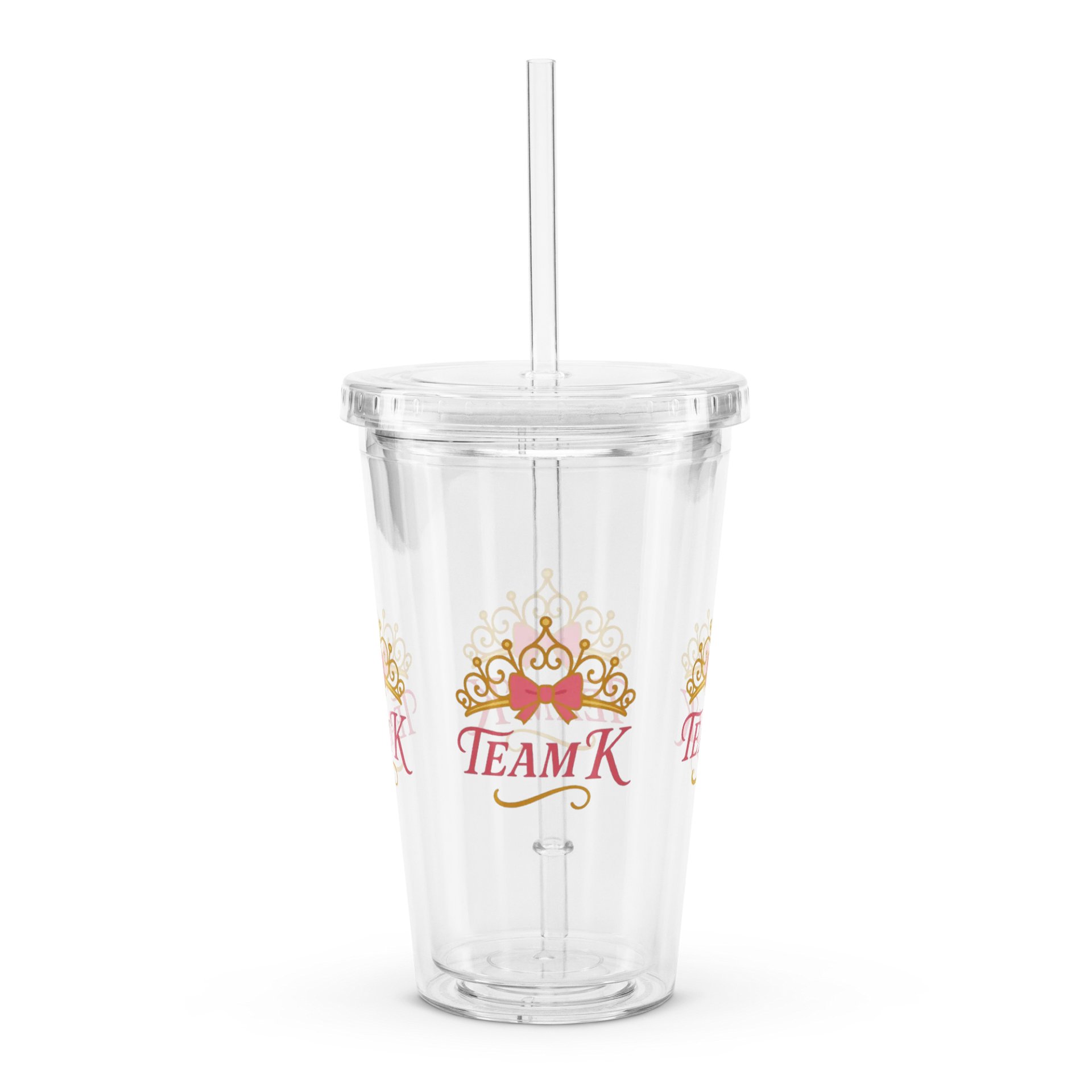 Team K (V-1) Clear Plastic Tumbler product image (4)