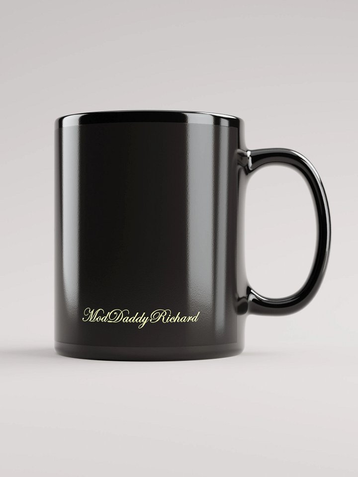 Lion's Play Black Glossy Mug product image (1)