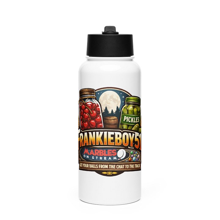 Pickles And Cherry Stainless Steel Water Bottle product image (1)