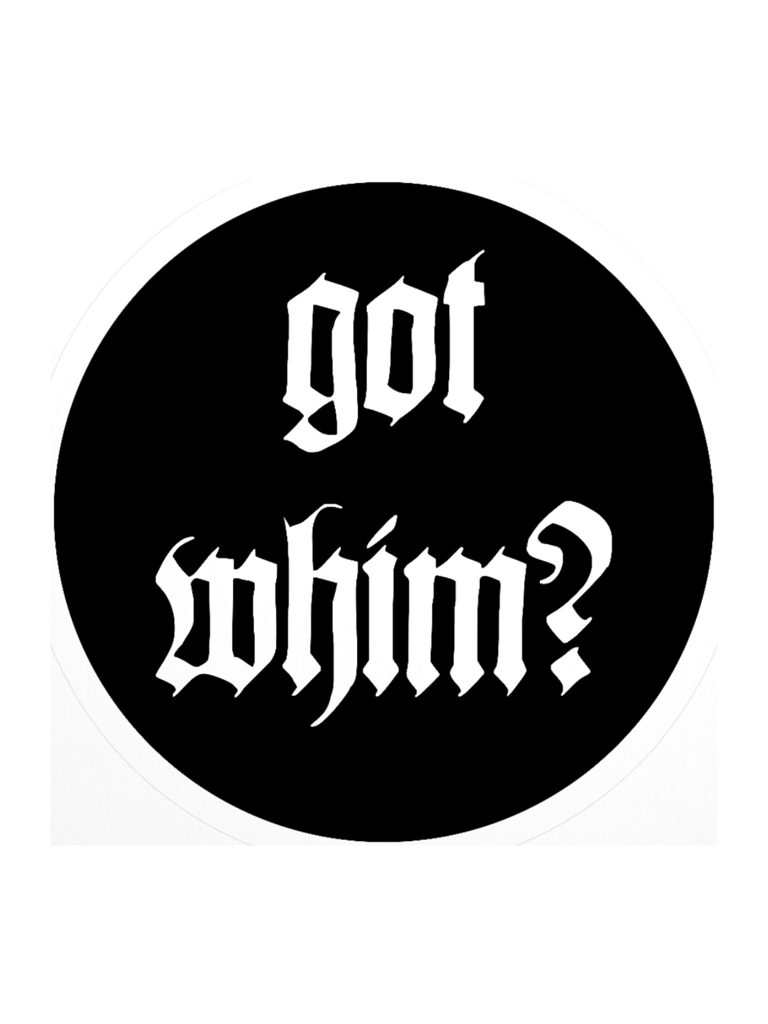got whim? STICKER product image (1)