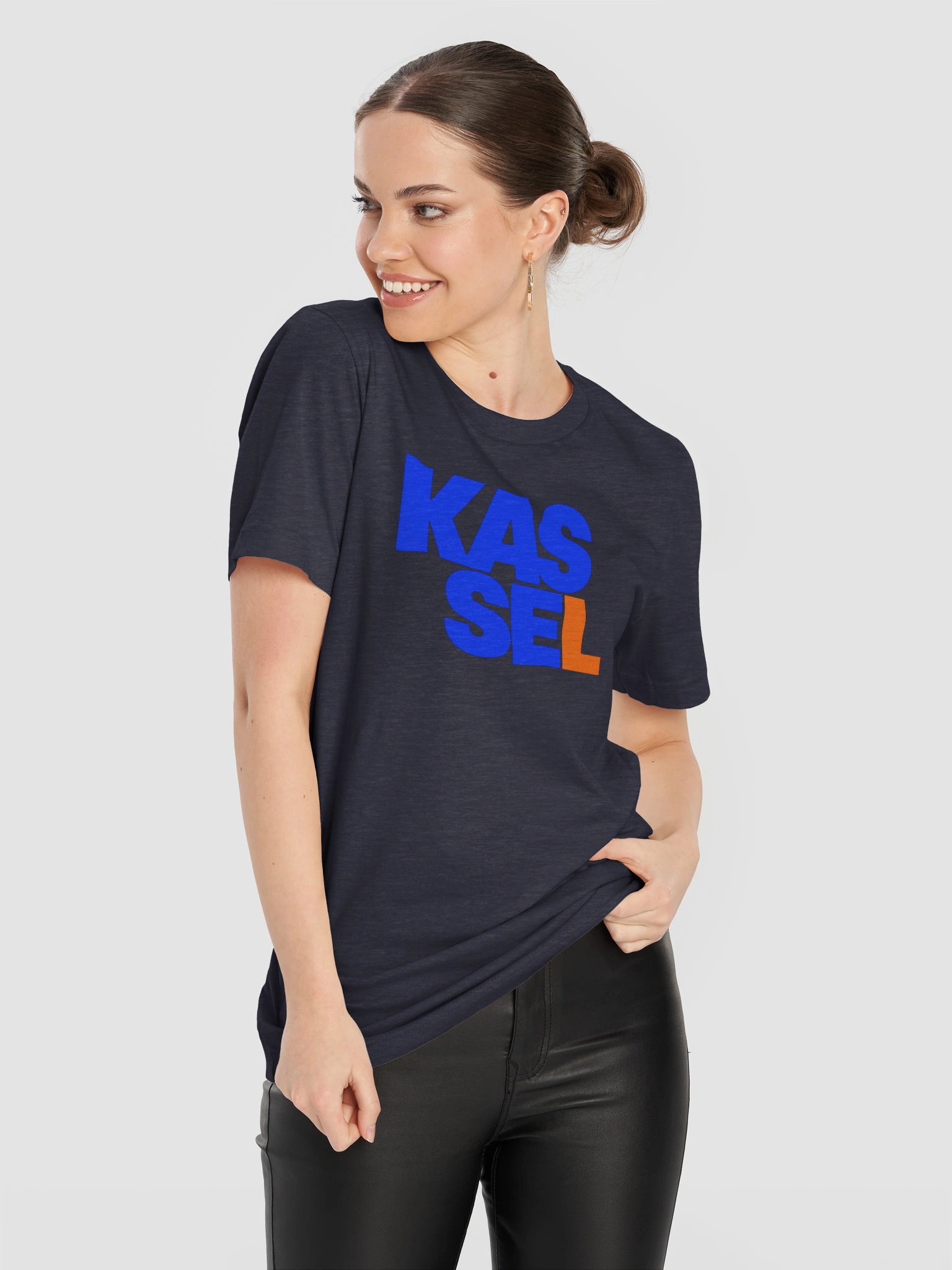 KASSEL Blue & Orange Graphic Tee product image (11)