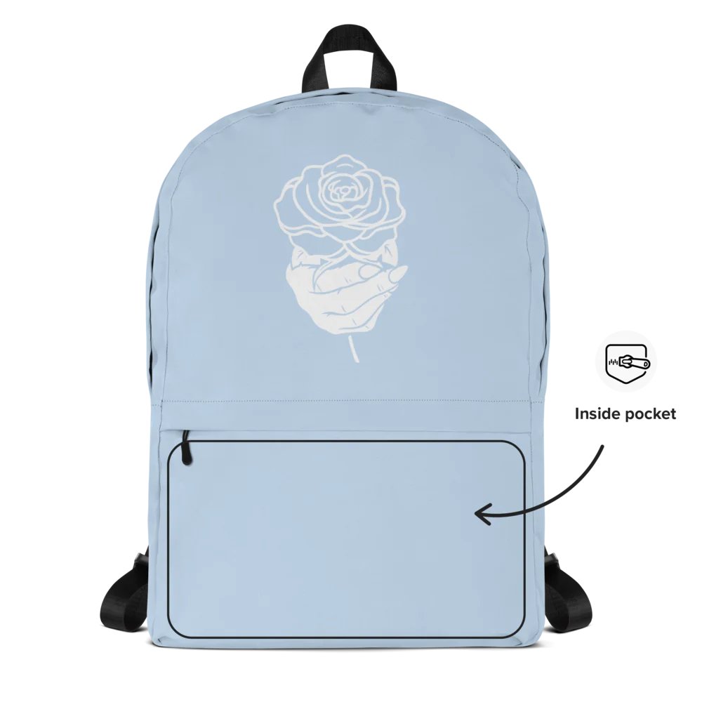 Black Rose Beauty Backpack "Sky Blue" product image (5)