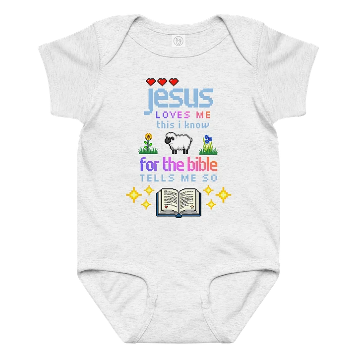 Jesus Loves Me Onesie product image (1)