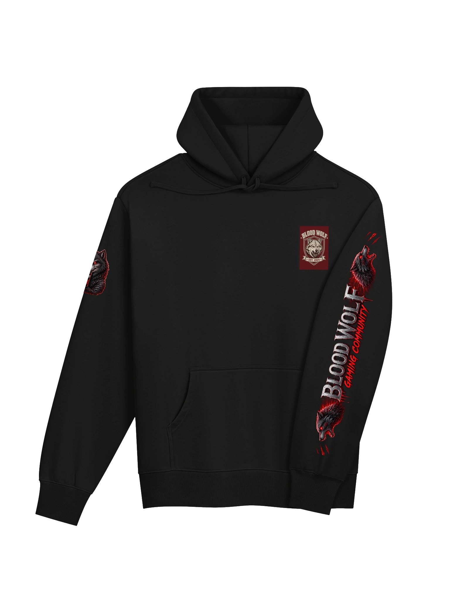 Blood Wolf Emblem Heavy Hoodie product image (17)