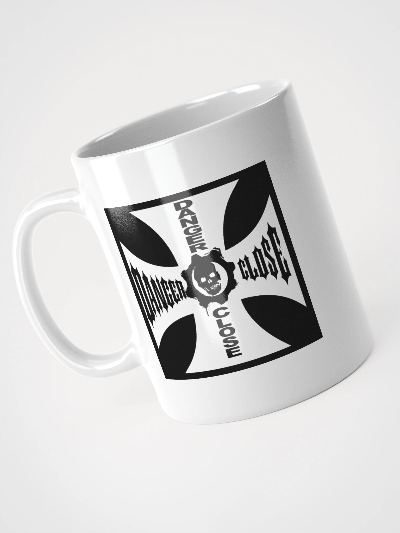 DANGER CLOSE COFFEE CUP (WHITE) product image (2)