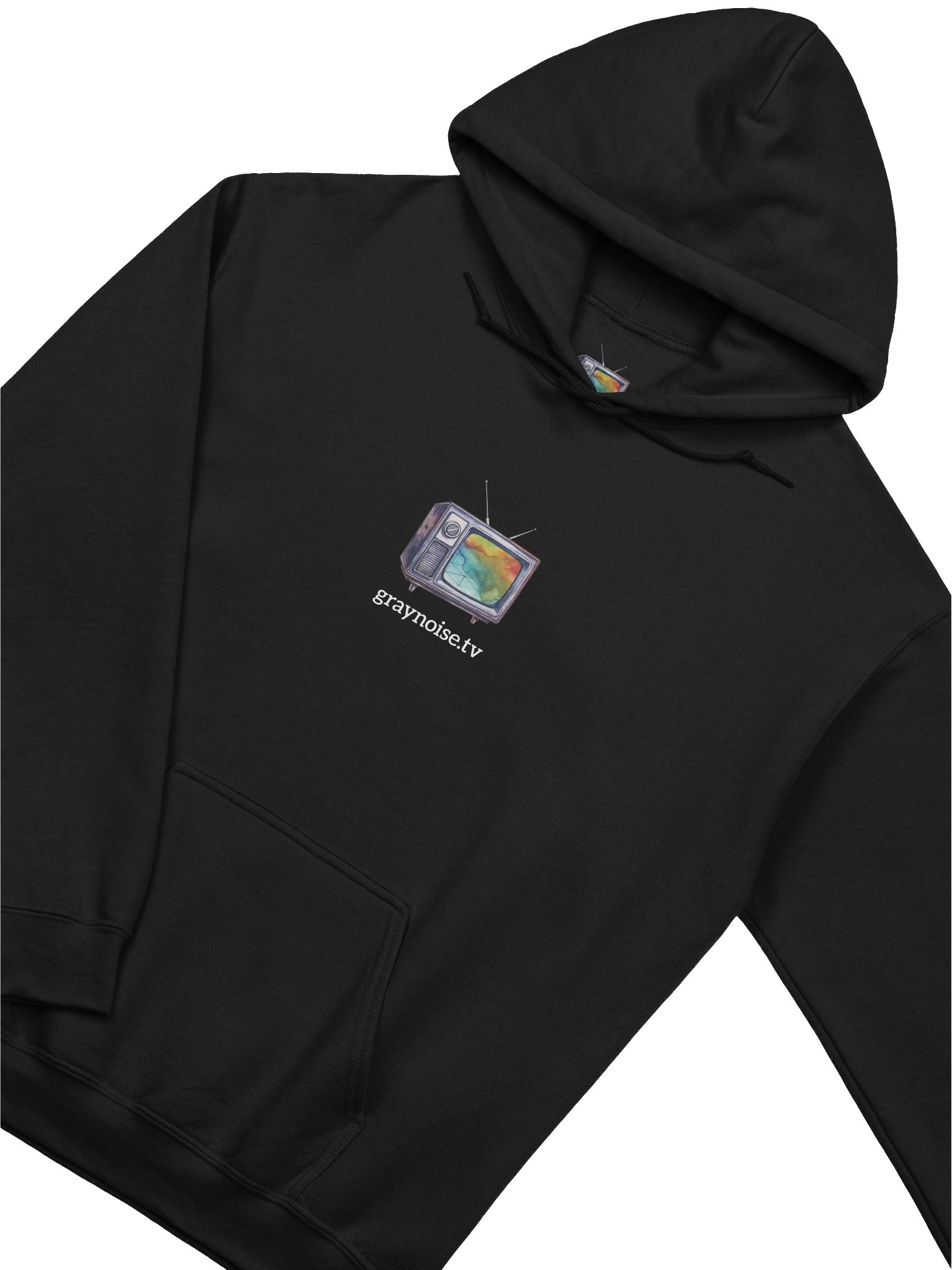 Graynoise Color Grid TV Logo Hoodie - Gildan product image (17)