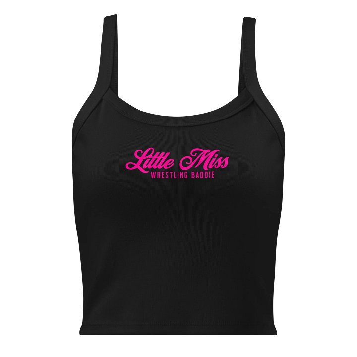 Little Miss Wrestling Baddie Micro-Rib Tank Top product image (1)