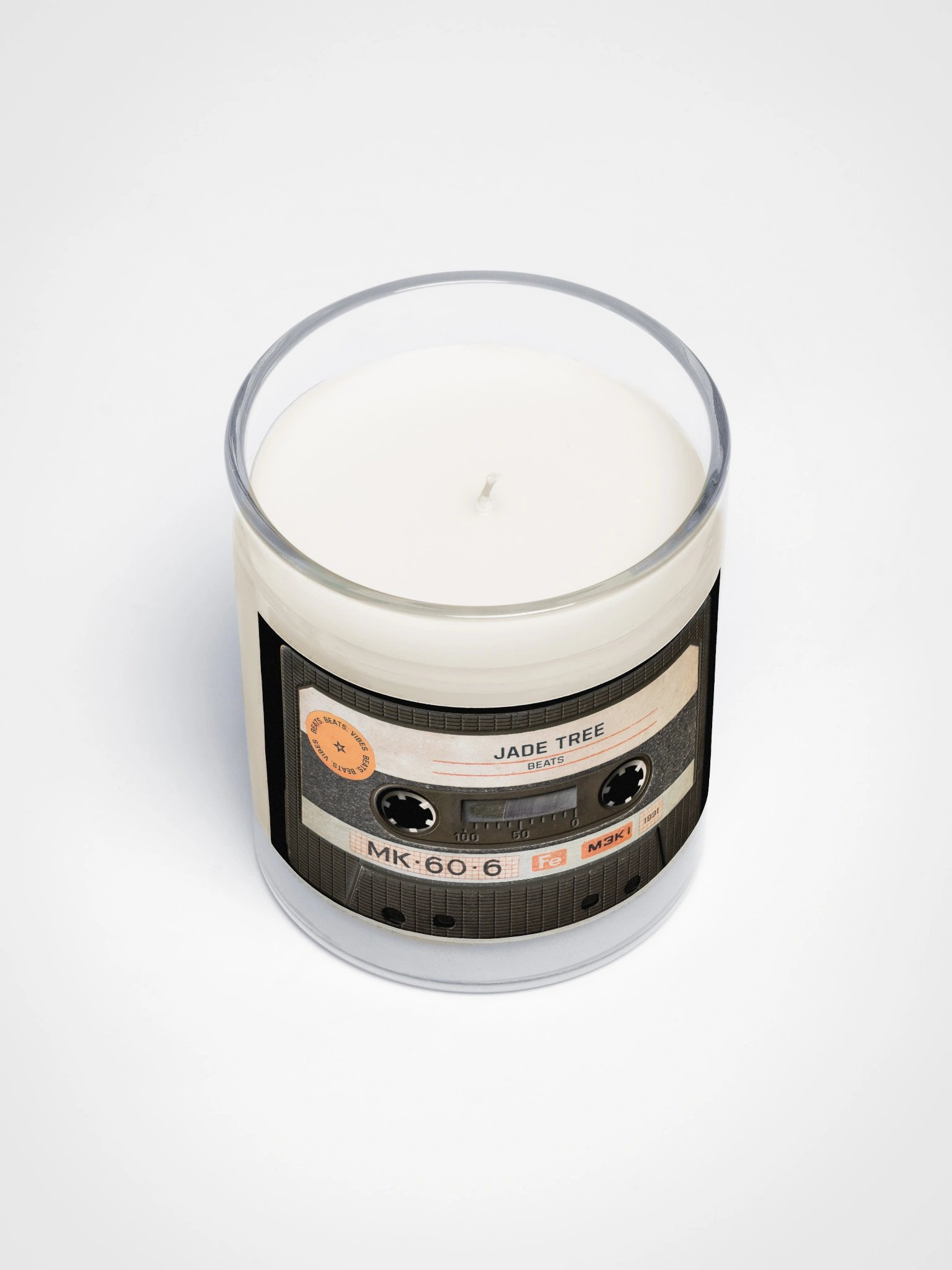 Candle With Beats. Beats. Vibes. Beat Tape Logo product image (3)