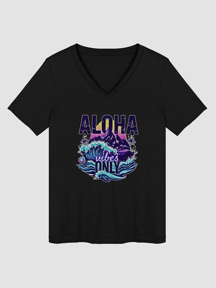 Shaka Aloha Vibes Women's V-Neck Tee product image (2)