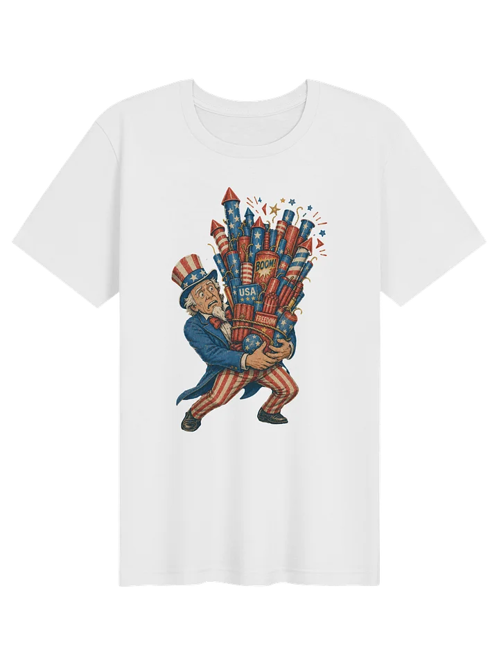 Uncle Sam Fireworks Tee | USA T-Shirt product image (21)