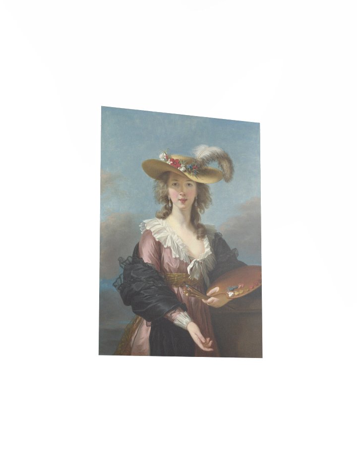 "Self-portrait in a Straw Hat" by Élisabeth Louise Vigée Le Brun Poster product image (2)