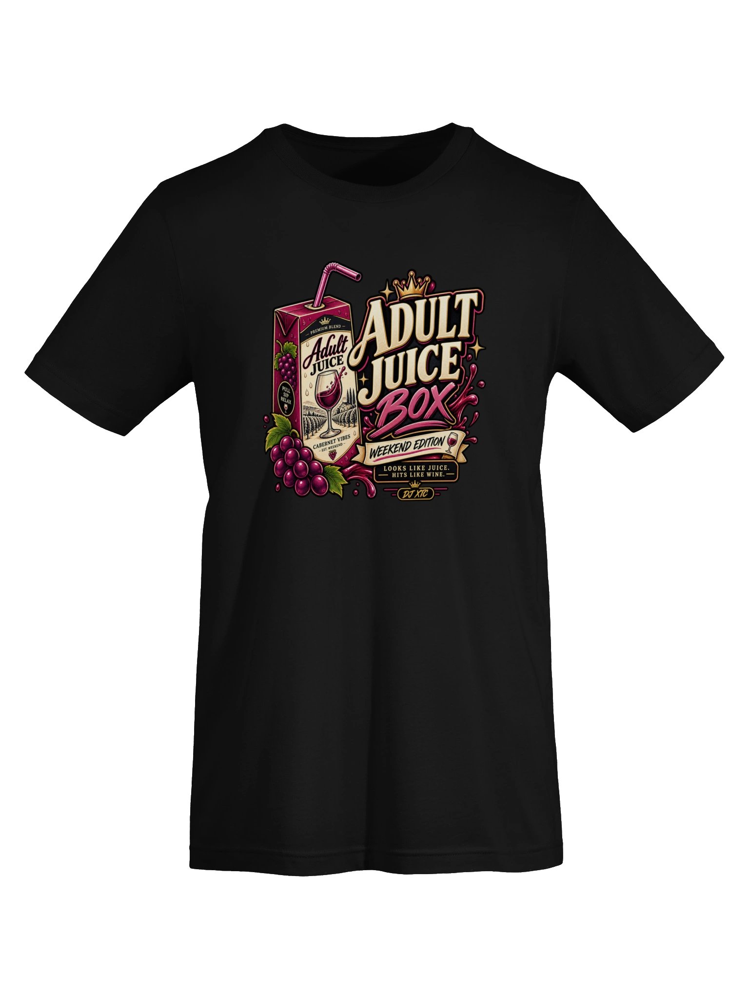 Adult Juice Box – Weekend Edition T-Shirt product image (5)