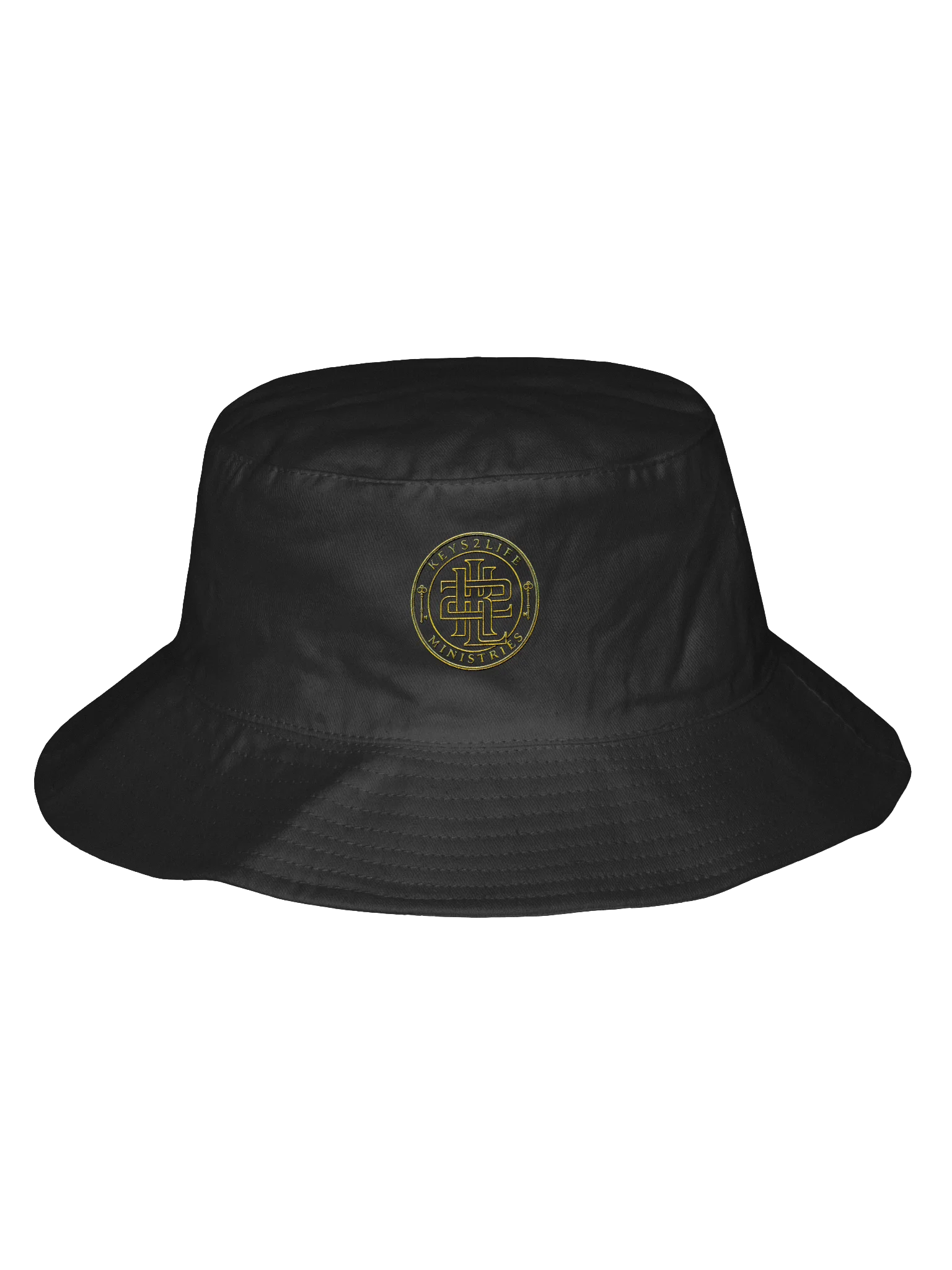 Keys2Life Ministries Gold Emblem Bucket Hat product image (2)