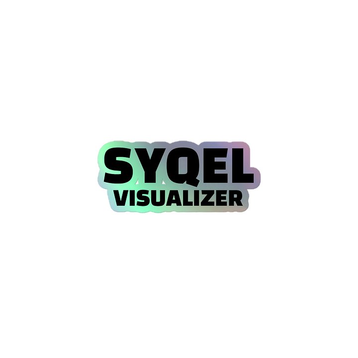 SYQEL Visualizer Pro Decal (Holographic Edition) product image (1)