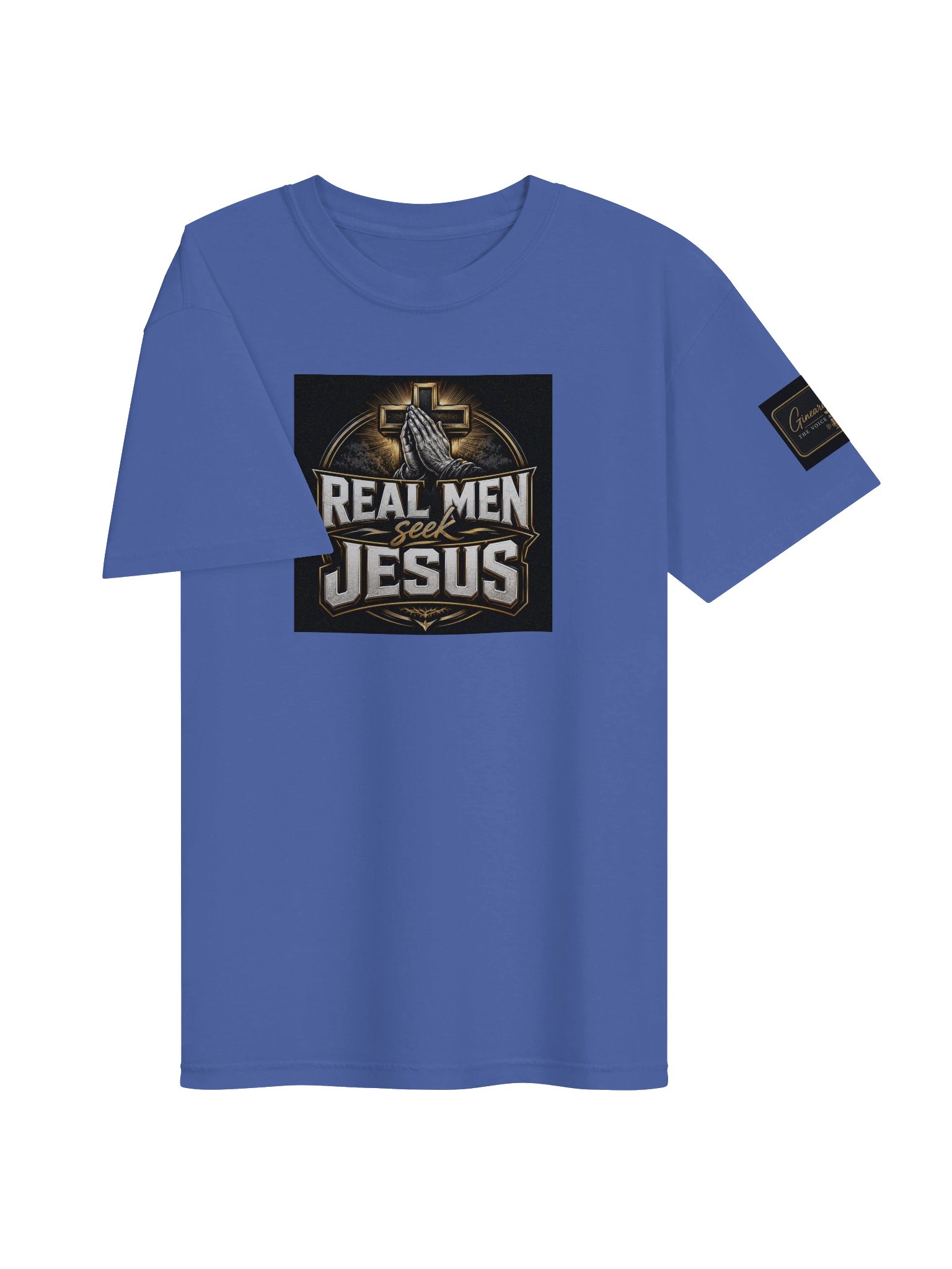 Real Men Tee-Blue product image (3)