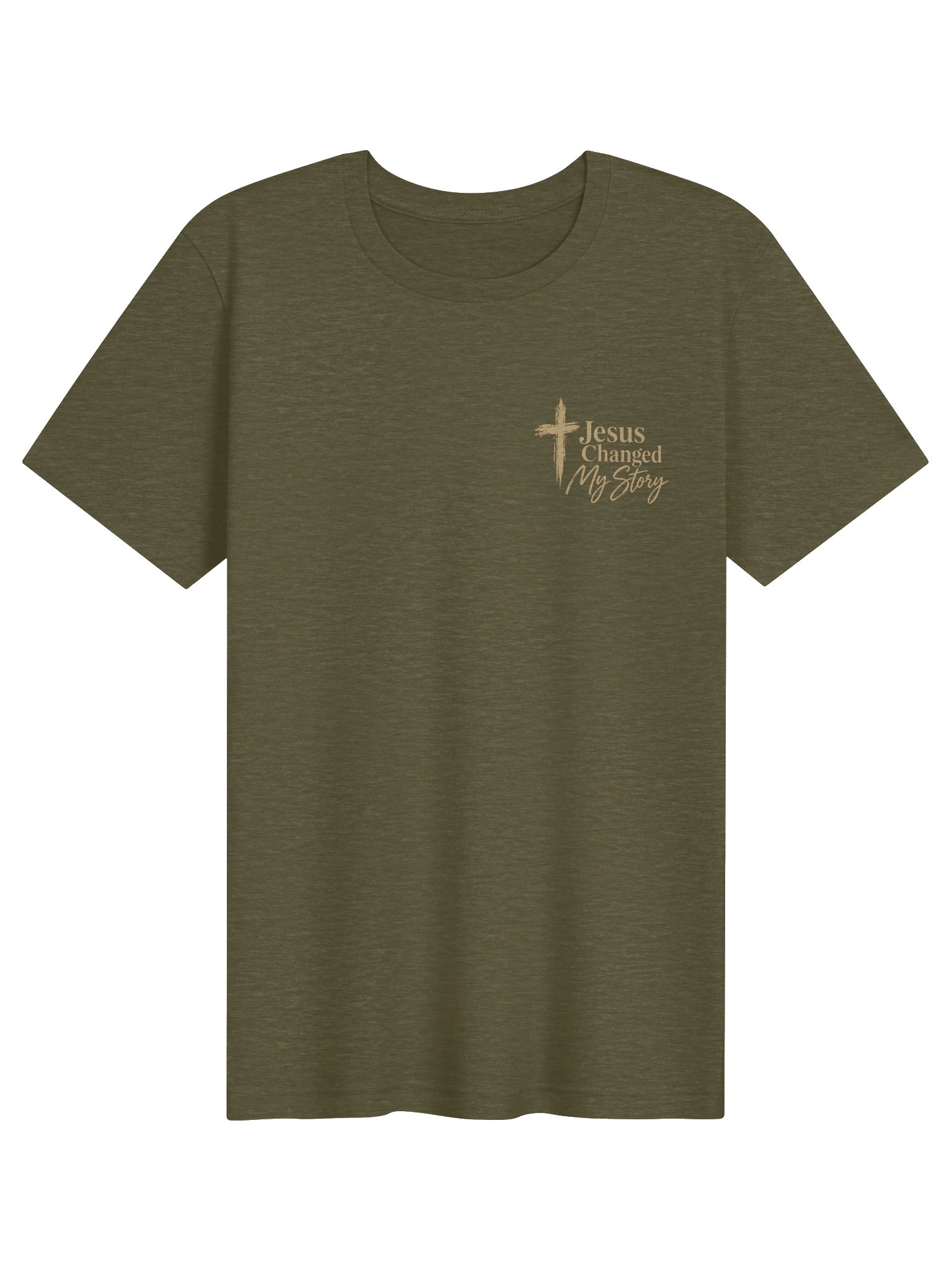 Jesus Changed My Story – Premium Unisex Christian T-Shirt product image (18)