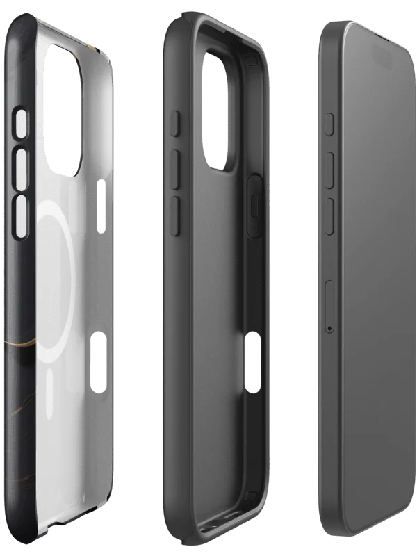 MagSafe® Tough Case for iPhone – Golden Noir Elegance product image (13)