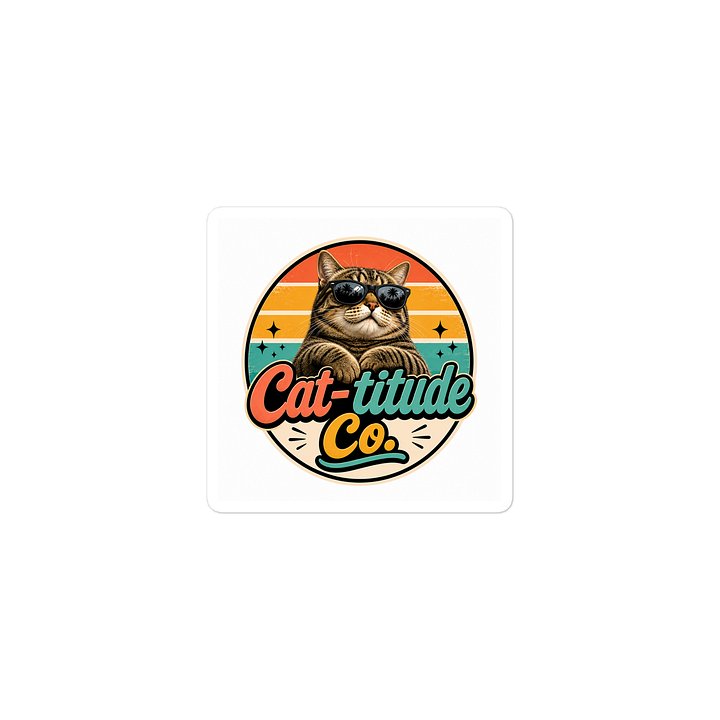 Cat-titude Co. Sticker product image (2)