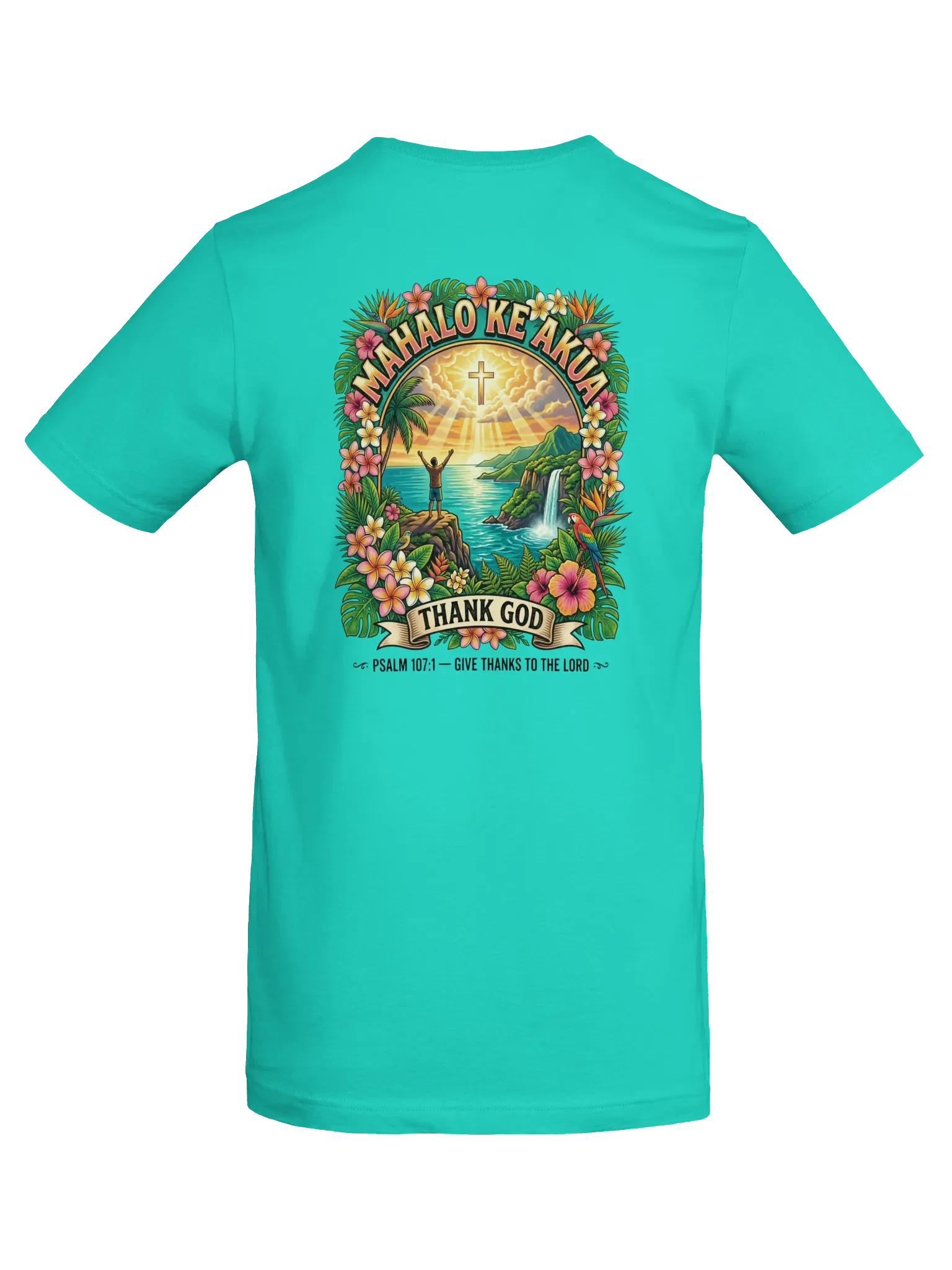 His House Unisex "Mahalo Ke Akua" T-Shirt by His House