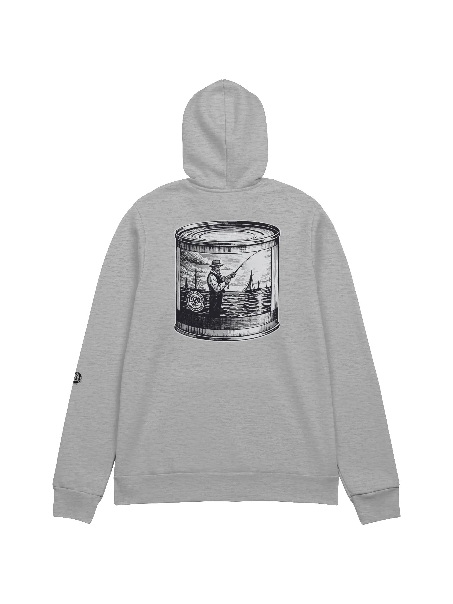 Gone Fishin' Vintage Inspired Back Graphic - Hoodie product image (3)