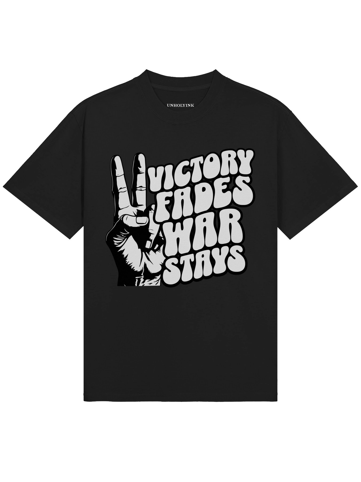 VICTORY FADES WAR STAYS — Oversized Tee product image (2)