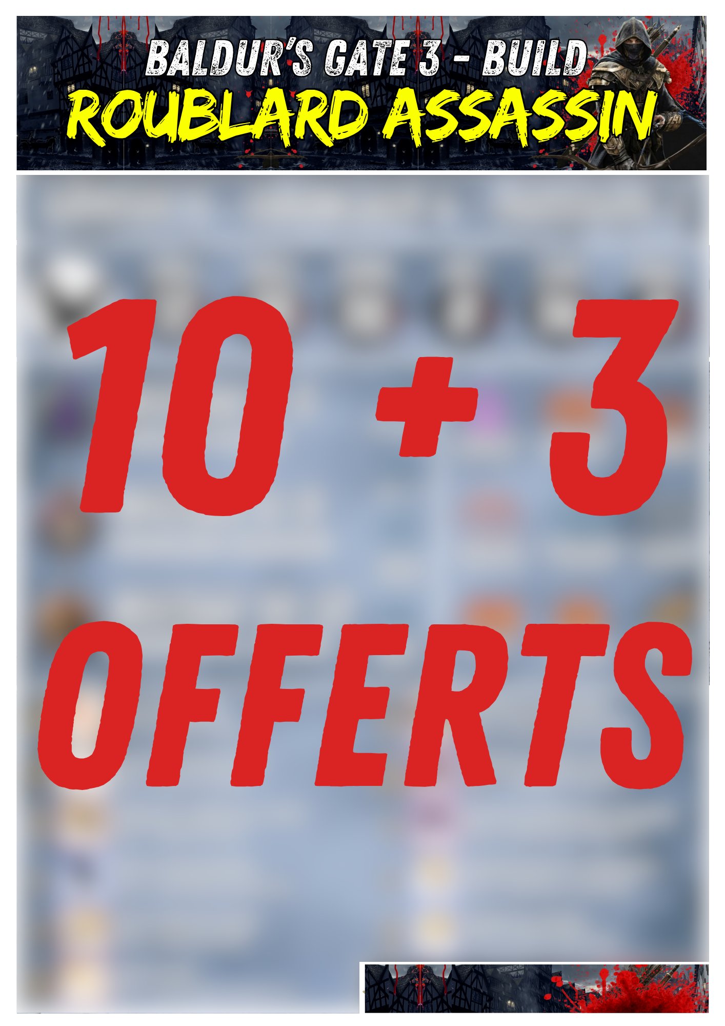 PACK de 13 Builds Baldur's Gate 3 product image (1)