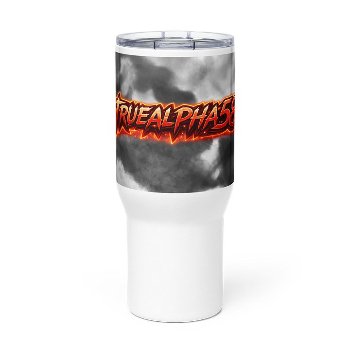 TRUEALPHA58 Fiery Logo Travel Mug product image (3)