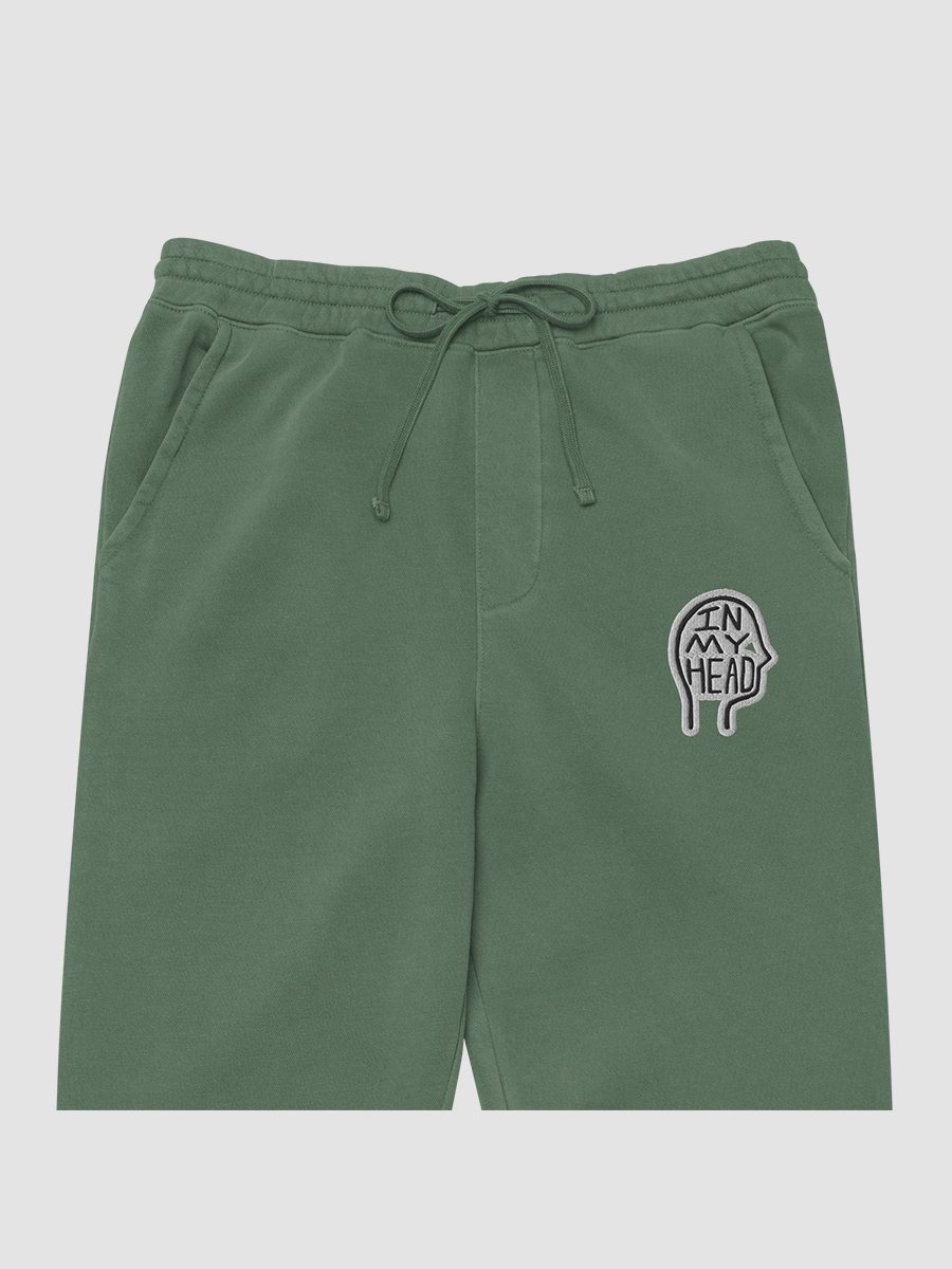 In My Head embroidered pigment sweatpants (bubble design) product image (1)