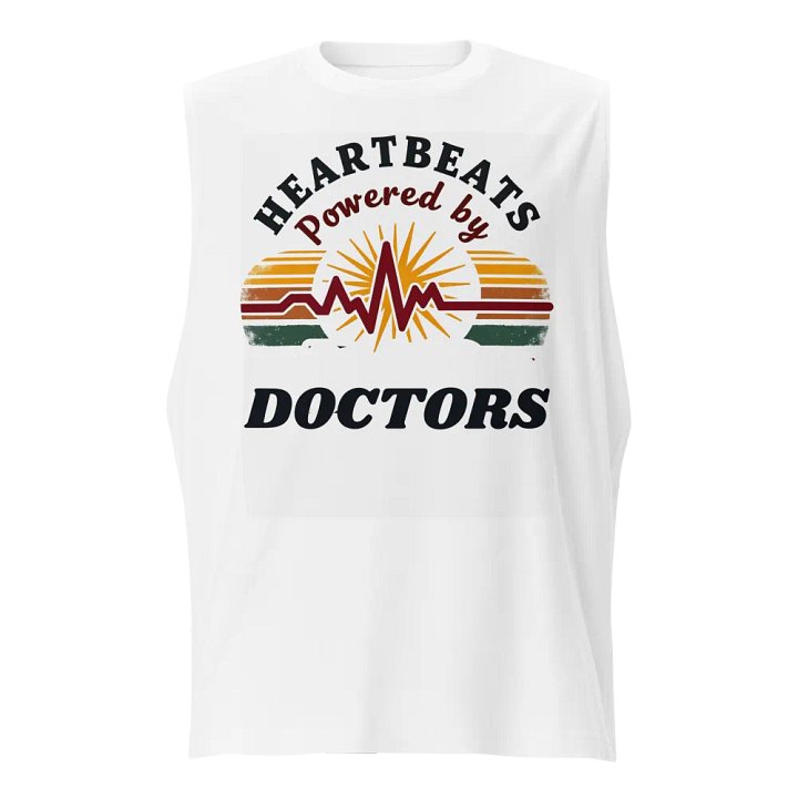 Doctor-Powered Heartbeat Muscle Tank product image (1)