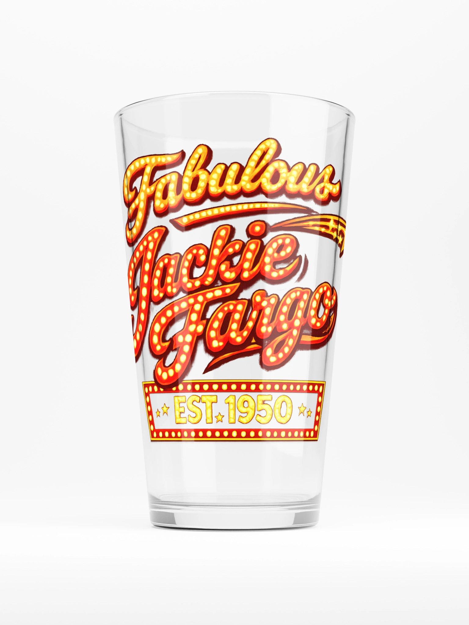 Jackie Fargo Pint Glass product image (1)