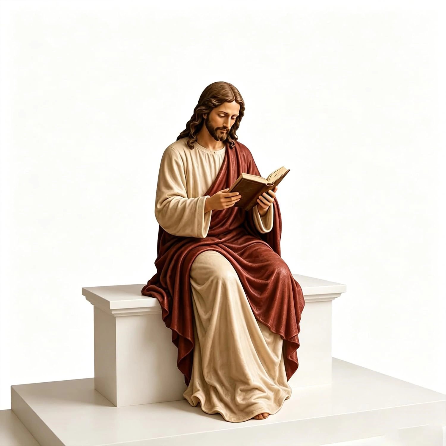 Virgin Mary Reading Bookshelf Figure product image (1)