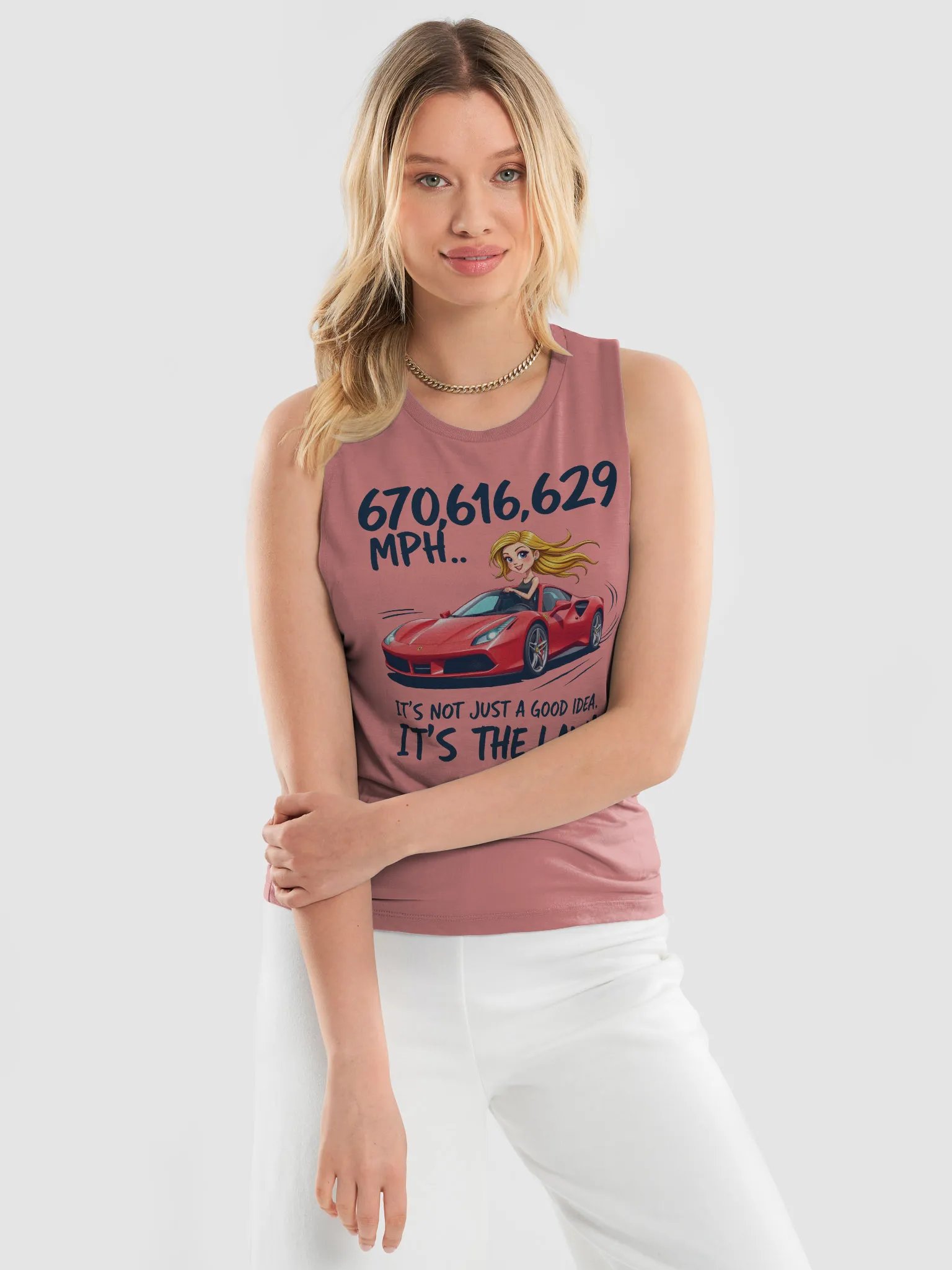 Blonde Speedster Muscle Tank product image (8)