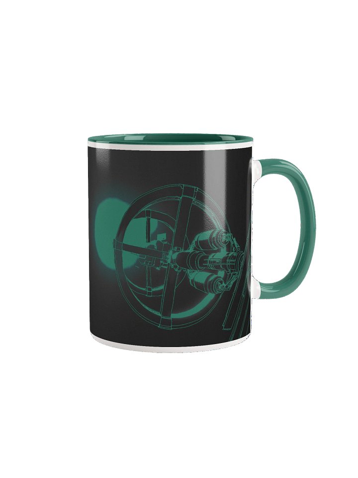 Space Station Mug - Dark Green product image (1)