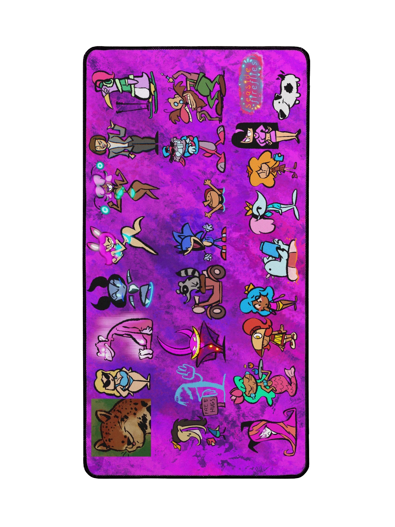 Seaside Fireflies - Character Lineup Desk Mat product image (2)