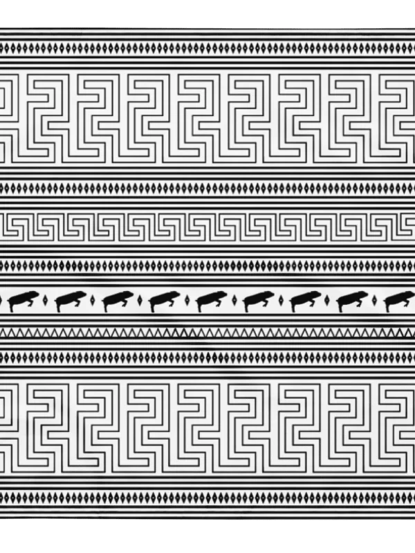 Epicurean Amphora DARK (All-Over Print Bandana) product image (2)