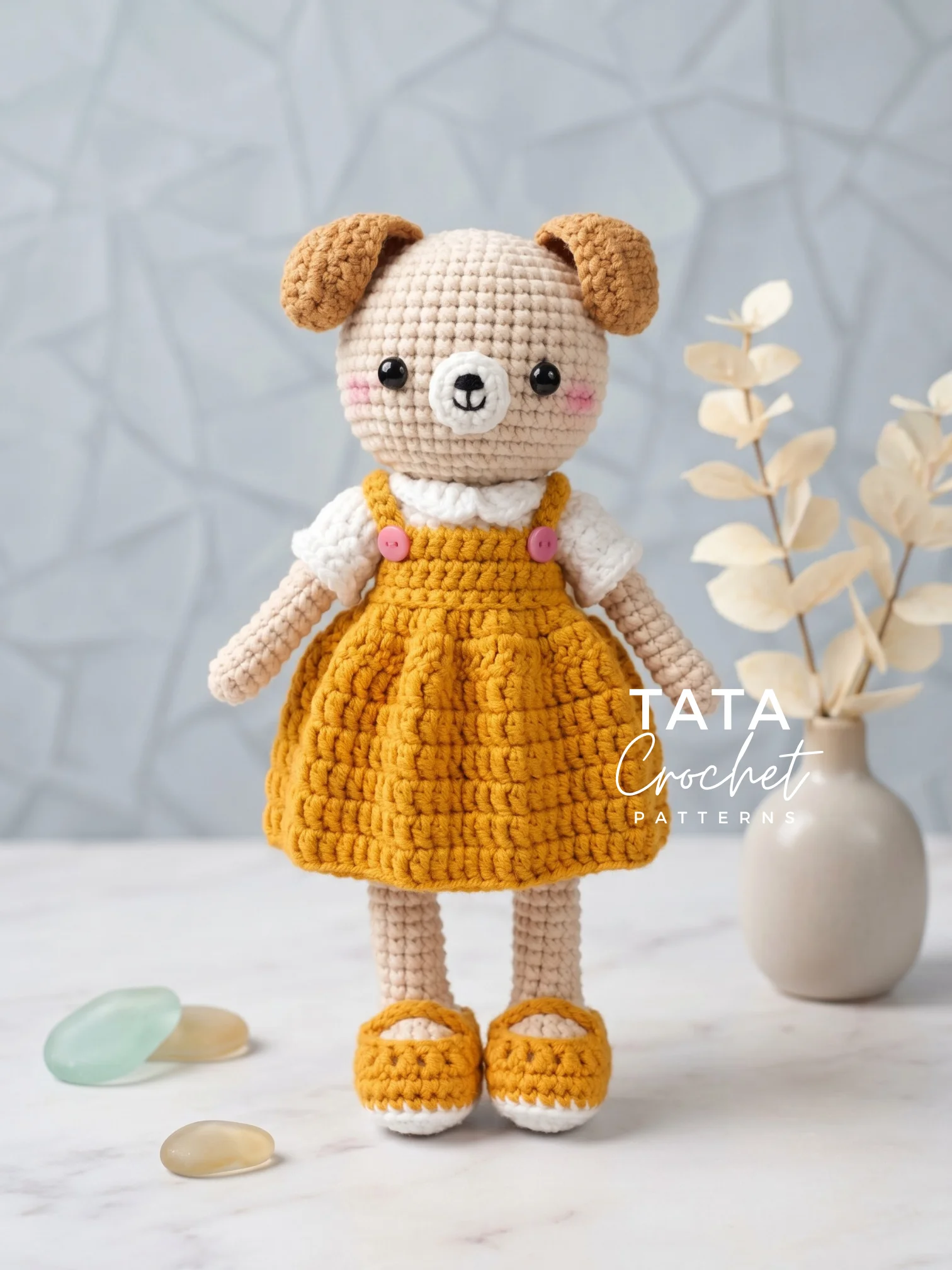 Daisy the Joyful Pup – Amigurumi Dog Crochet Pattern | Digital Download PDF product image (4)