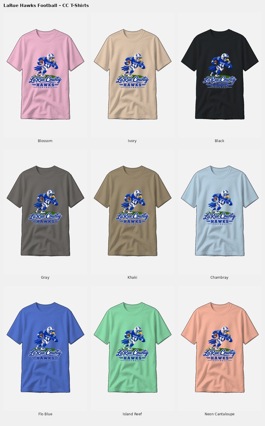 Animated Football Comfort Colors Tee product image (2)
