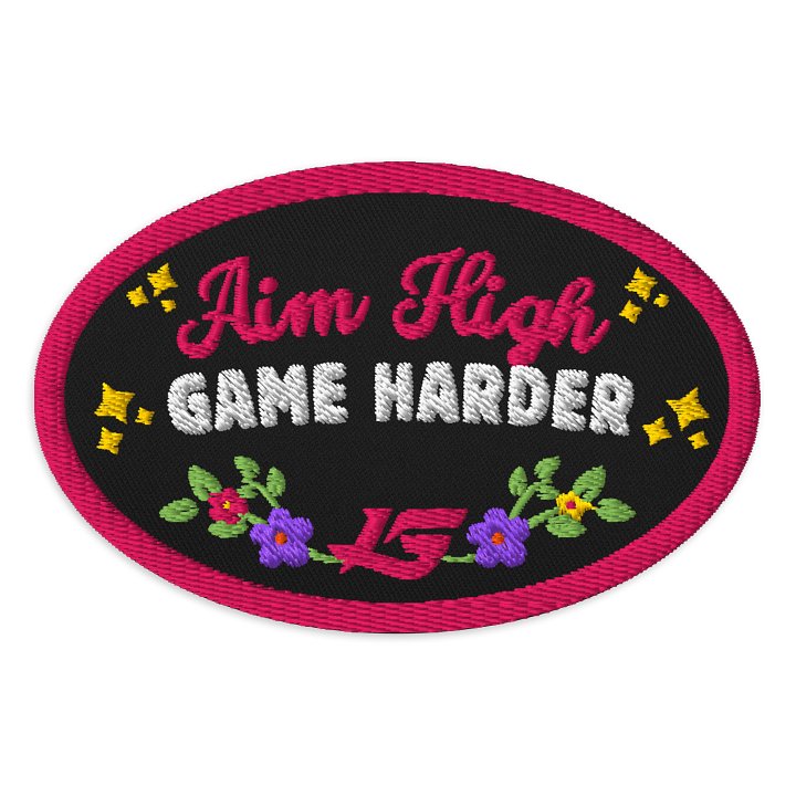 "Aim High, Game Harder" Patch product image (1)